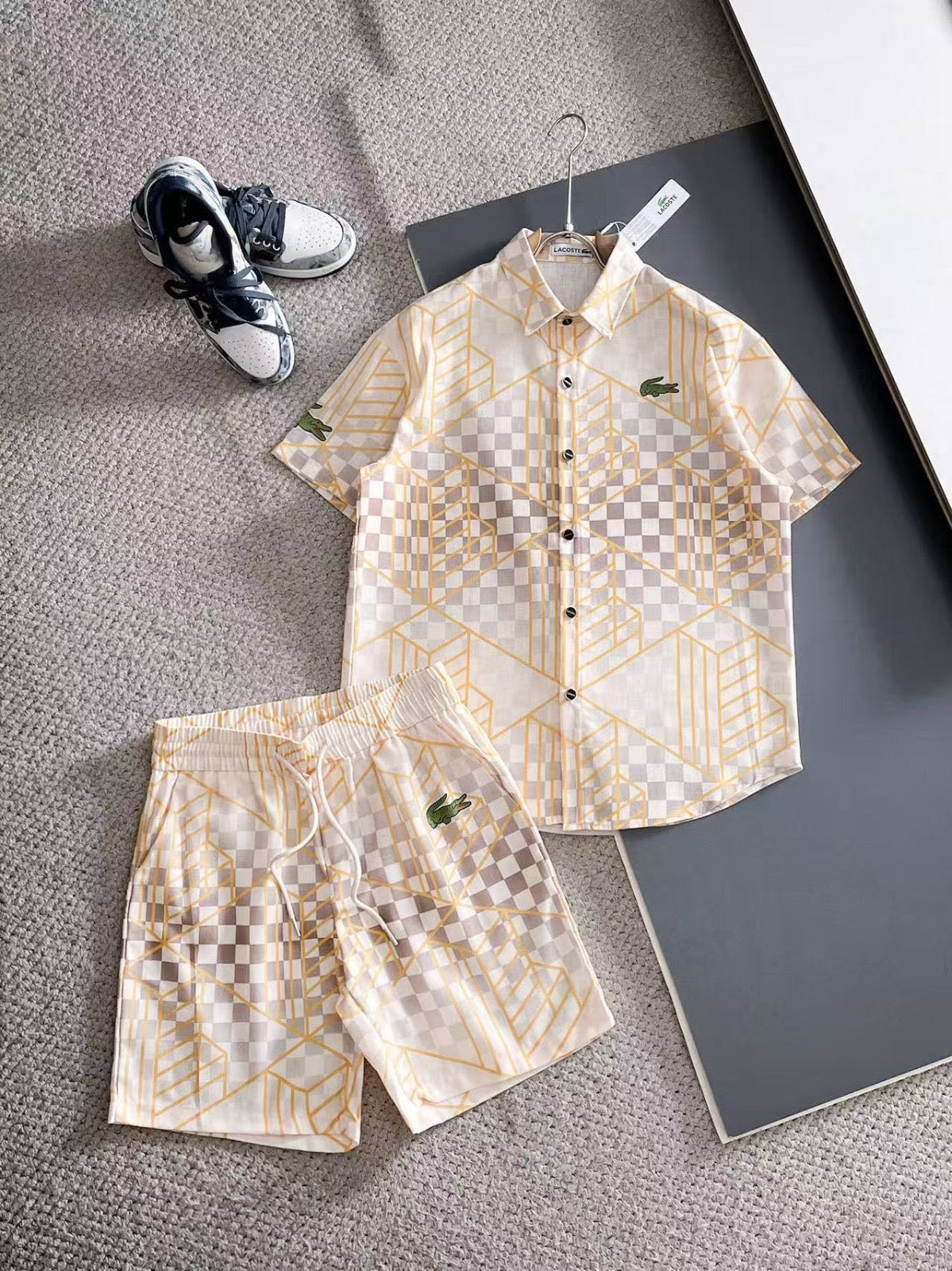 SHORT CHEMISE LACOSTE